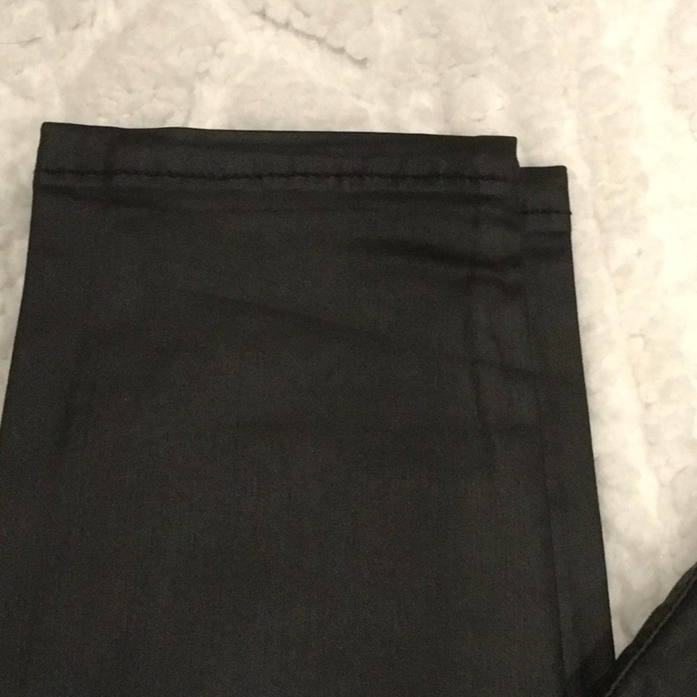 Leather Look 3 Zip Jeans - Picture 8 of 8